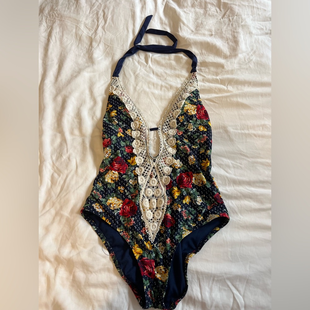 Floral One Piece Swimsuit